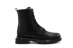 Giga G4486 Meisjes Boots Zwart Leer – Smalle Pasvorm - hatshoe
