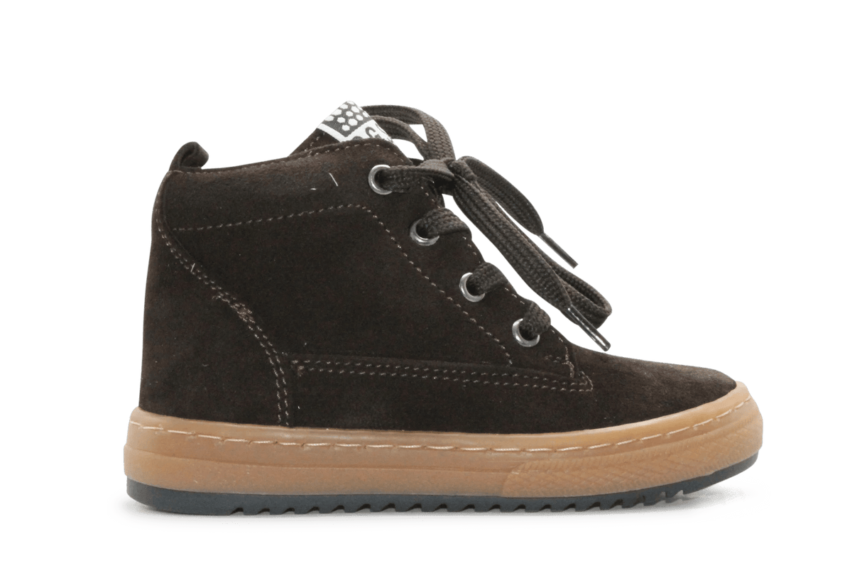 Giga Jongens Veterschoen G4672 - Bruin - hatshoe