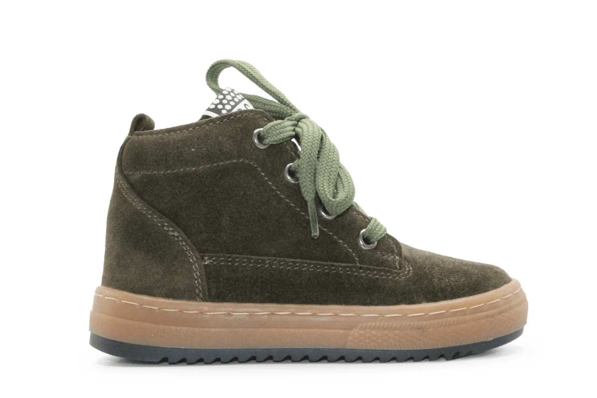 Giga Jongens Veterschoen G4672 - Groen - hatshoe