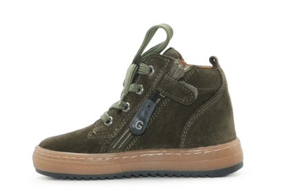 Giga Jongens Veterschoen G4672 - Groen - hatshoe