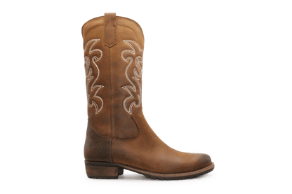 Giga Meisjes Cowboylaars G4490 - Bruin - hatshoe
