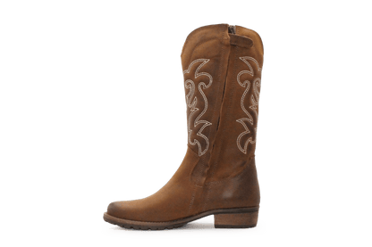 Giga Meisjes Cowboylaars G4490 - Bruin - hatshoe