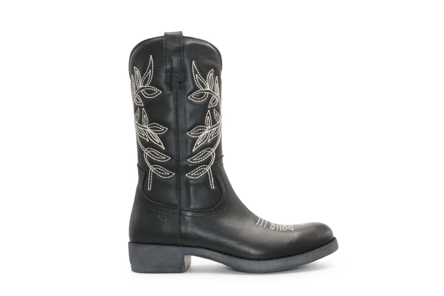 Giga Meisjes Cowboylaars G4495 - Zwart - hatshoe