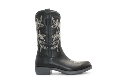 Giga Meisjes Cowboylaars G4495 - Zwart - hatshoe