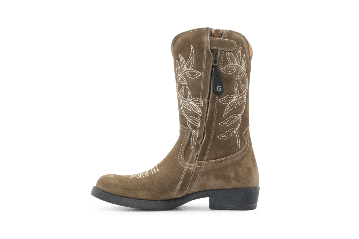 Giga Meisjes Cowboylaars G4615 - Bruin - hatshoe