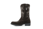 Giga Meisjes Cowboylaars G4615 - Donkerbruin - hatshoe