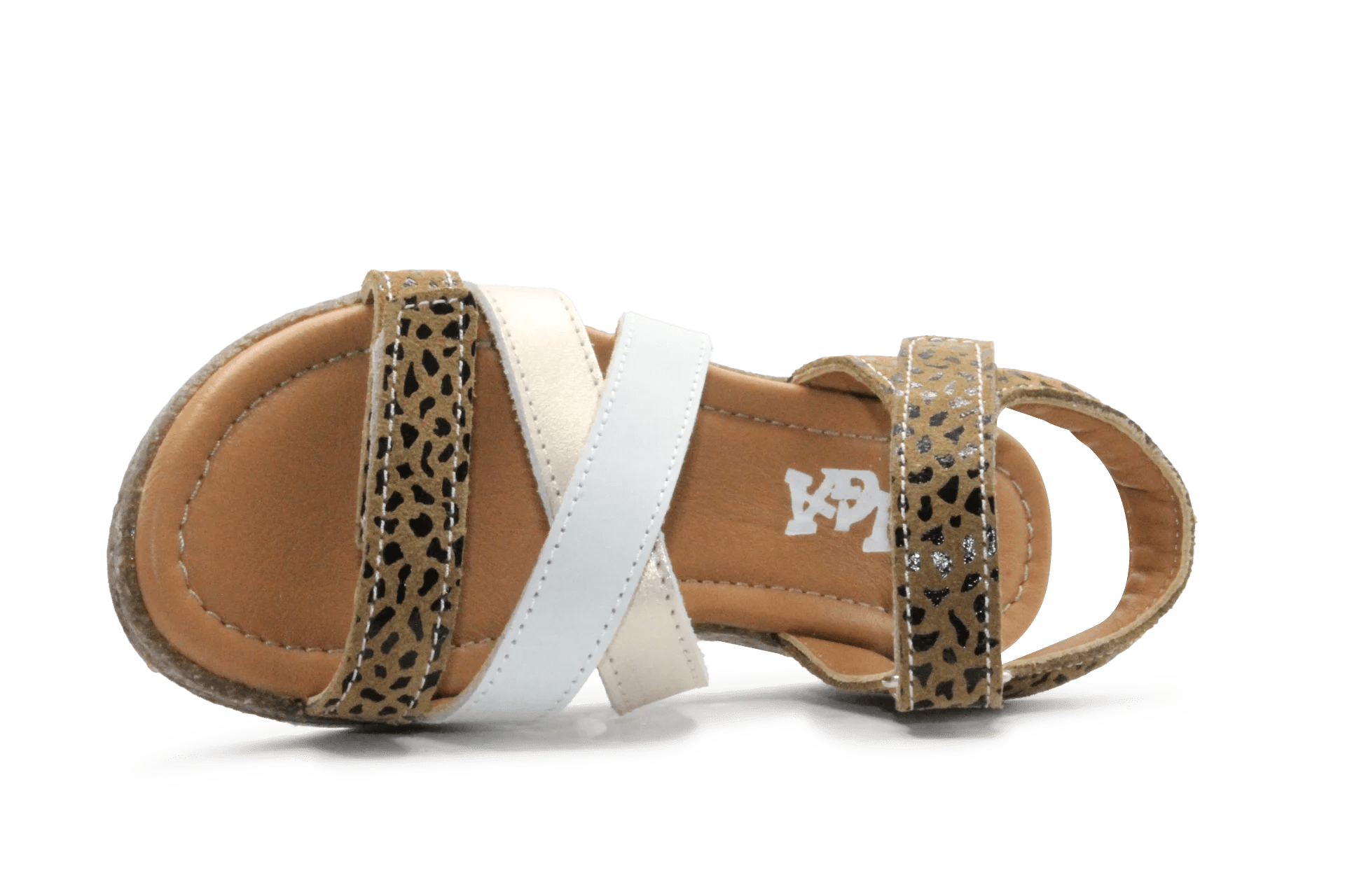 Giga Meisjes Sandalen G4562 - Camel Dots - hatshoe