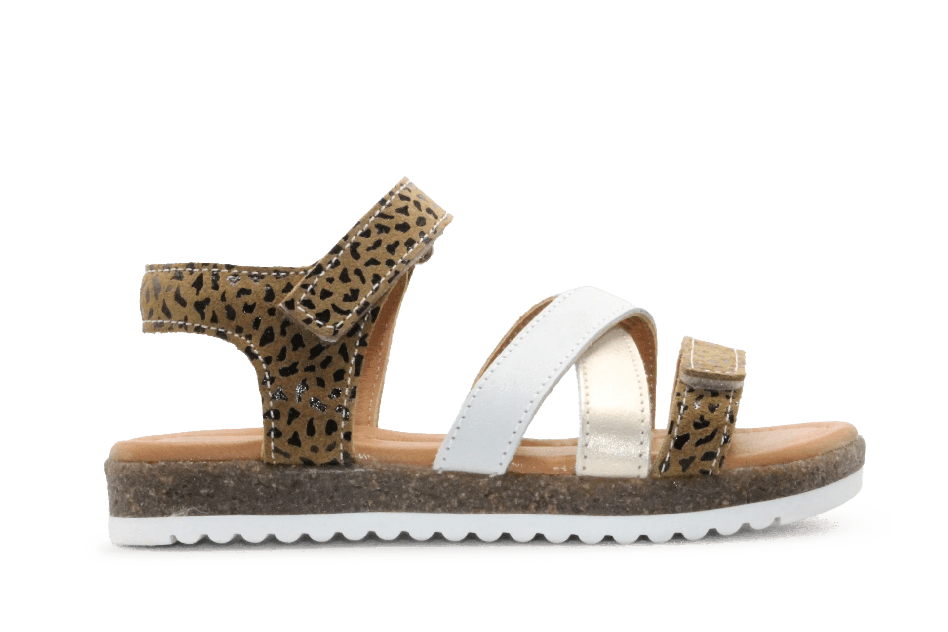 Giga Meisjes Sandalen G4562 - Camel Dots - hatshoe