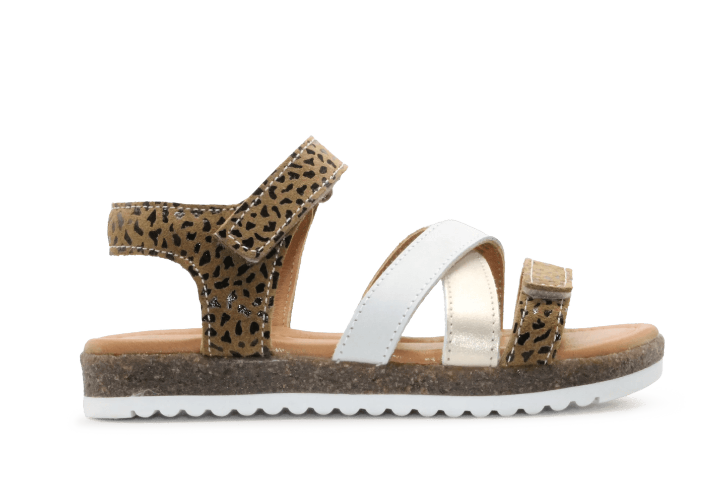 Giga Meisjes Sandalen G4562 - Camel Dots - hatshoe