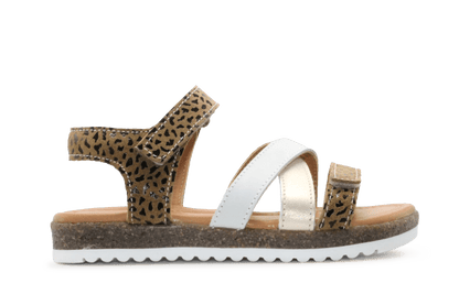 Giga Meisjes Sandalen G4562 - Camel Dots - hatshoe