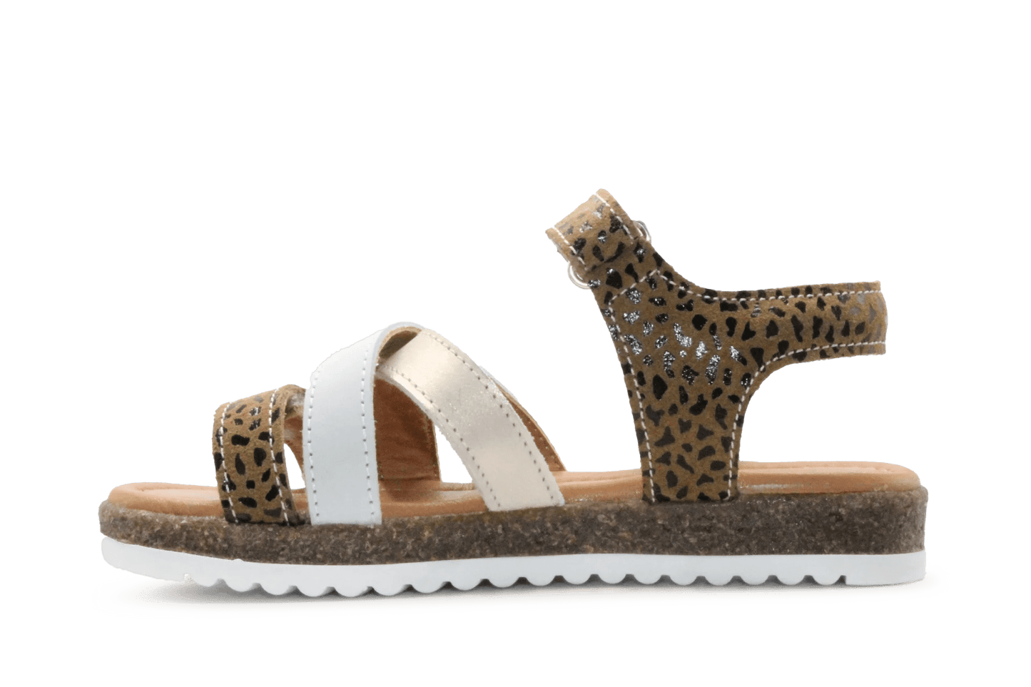 Giga Meisjes Sandalen G4562 - Camel Dots - hatshoe
