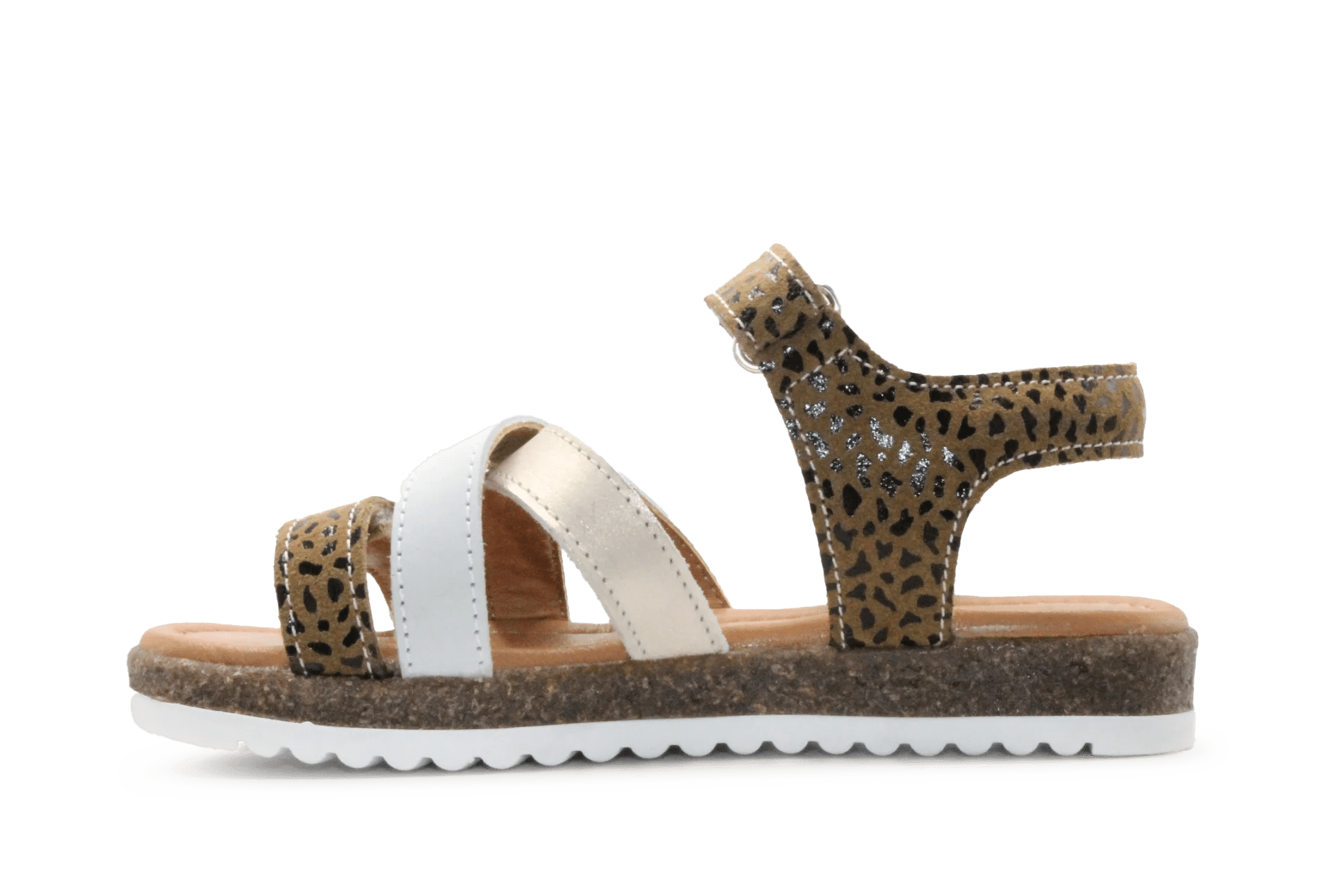 Giga Meisjes Sandalen G4562 - Camel Dots - hatshoe