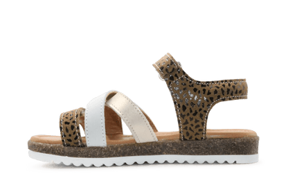 Giga Meisjes Sandalen G4562 - Camel Dots - hatshoe