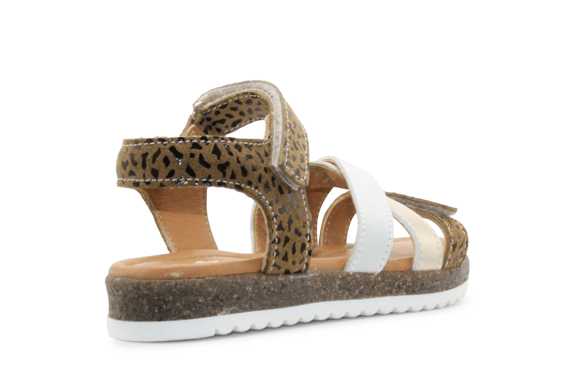 Giga Meisjes Sandalen G4562 - Camel Dots - hatshoe