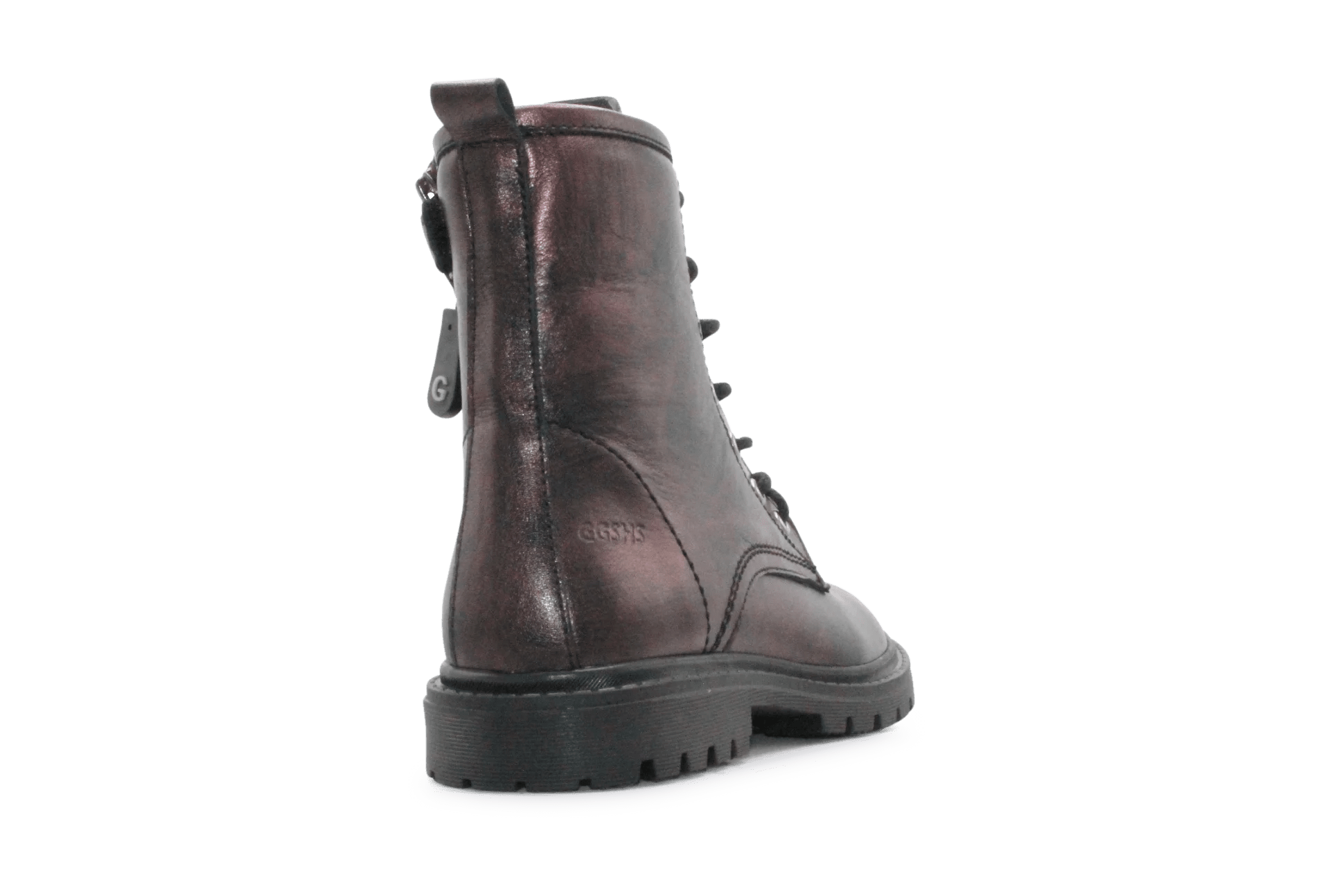 Giga Meisjes Veterboot G4630- Bordeaux
