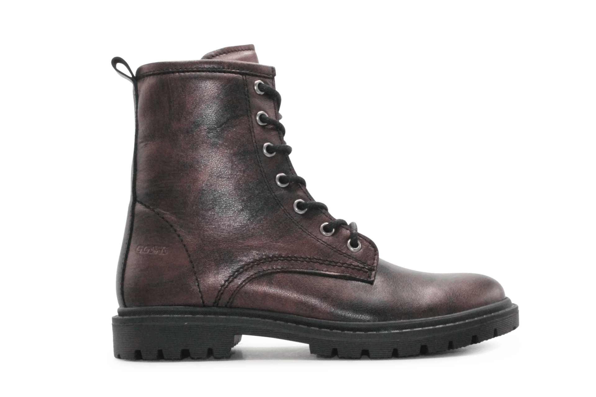 Giga Meisjes Veterboot G4630- Bordeaux