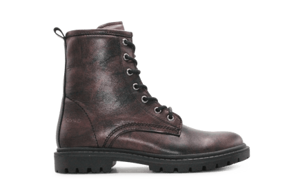 Giga Meisjes Veterboot G4630- Bordeaux - hatshoe