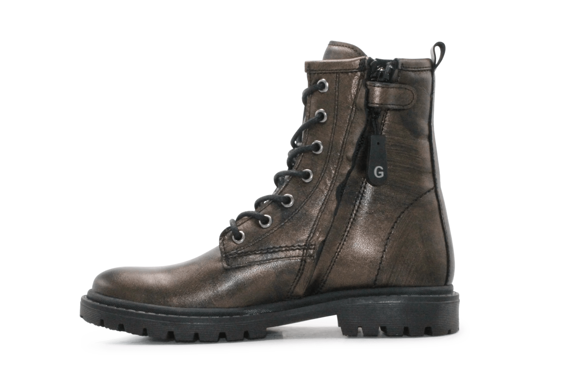Giga Meisjes Veterboot G4630- Brons