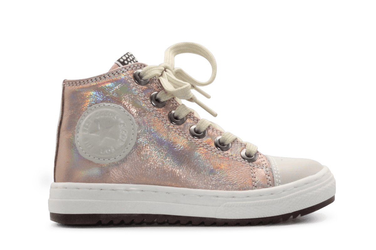 Giga Meisjes Veterschoen G4660 - Goud - hatshoe