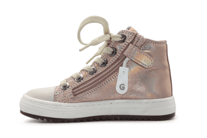 Giga Meisjes Veterschoen G4660 - Goud - hatshoe