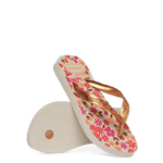 Havaianas Slippers - Flores Beige - hatshoe