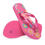 Havaianas Slippers - Flores Pink - hatshoe