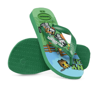 Havaianas Slippers - Minecraft - hatshoe