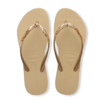 Havaianas Slippers - Slim Glitter Beige - hatshoe