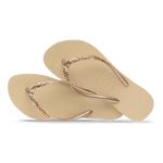 Havaianas Slippers - Slim Glitter Beige - hatshoe