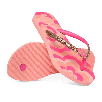 Havaianas Slippers - Slim Glitter Blossom - hatshoe