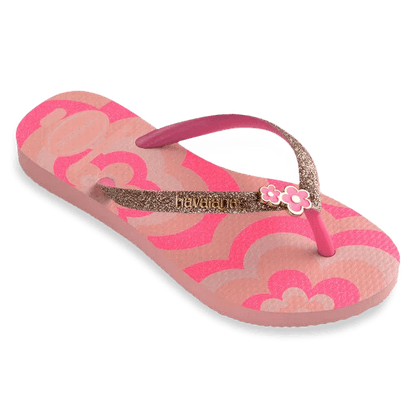 Havaianas Slippers - Slim Glitter Blossom - hatshoe