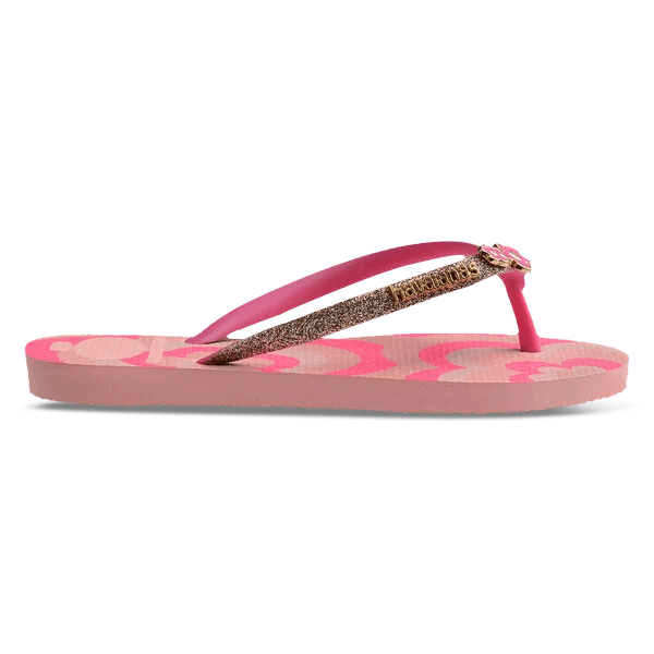 Havaianas Slippers - Slim Glitter Blossom - hatshoe