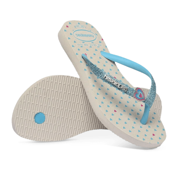 Havaianas Slippers - Slim Glitter Sand grey - hatshoe