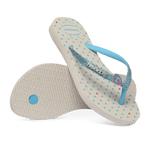 Havaianas Slippers - Slim Glitter Sand grey - hatshoe