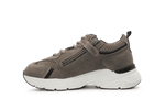 Hip H1145 Jongens Veterschoenen Taupe Suède met Rits - hatshoe