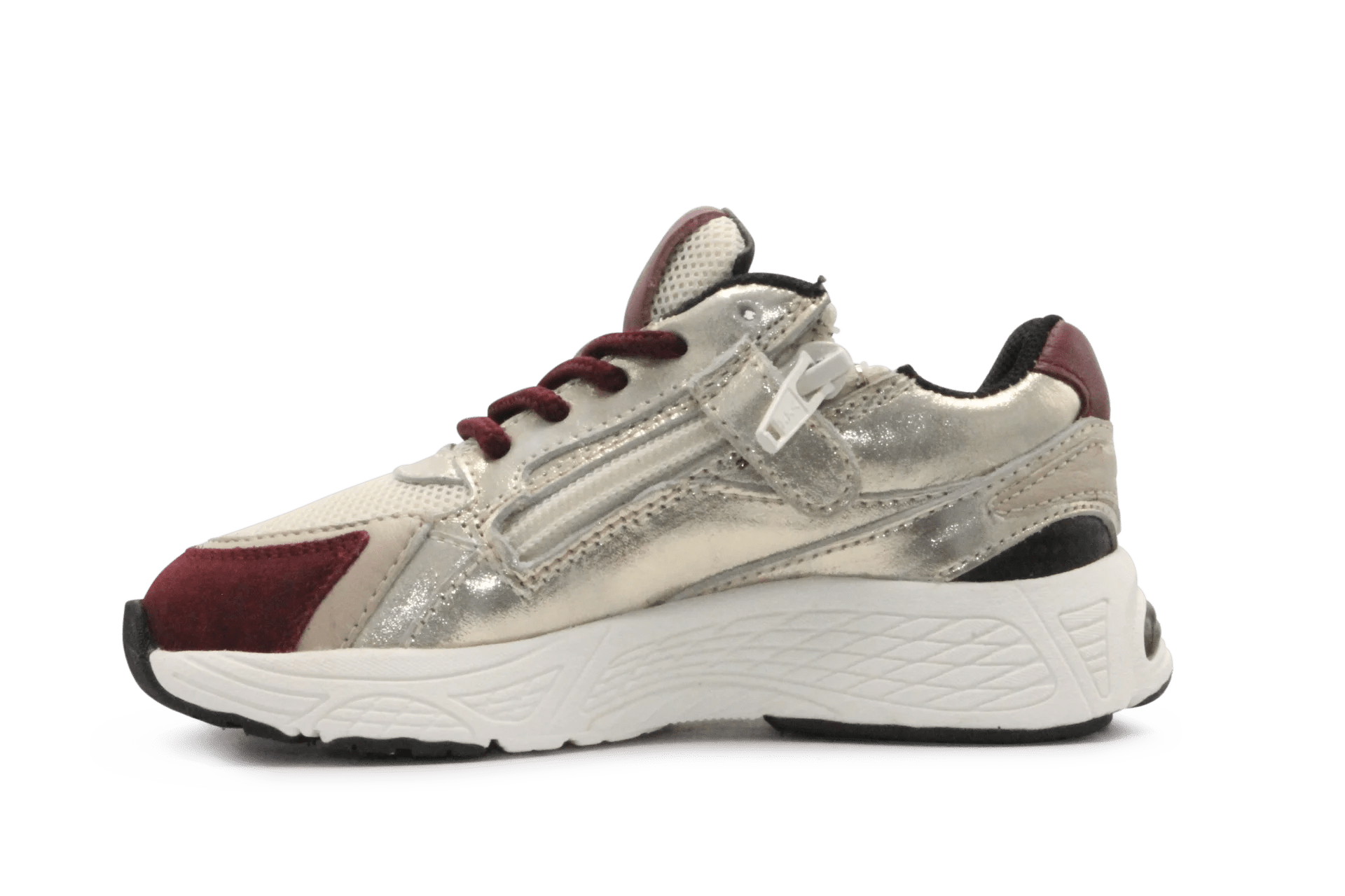 Hip H1161 Meisjes Sneakers - Bordo Combi