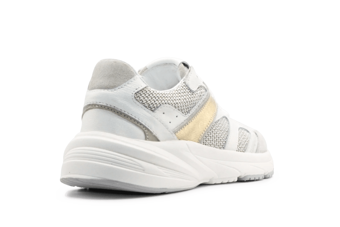 Hip H1660 Meisjes Sneakers - Wit Goud - hatshoe