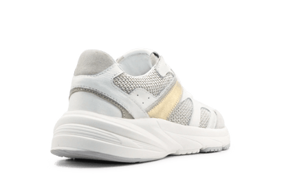 Hip H1660 Meisjes Sneakers - Wit Goud - hatshoe