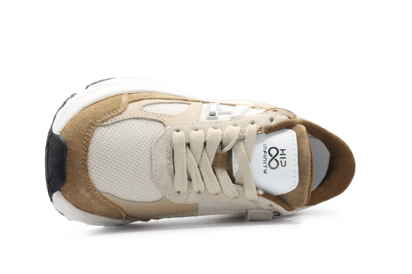 Hip H1667 Jongens Sneakers - Bruin Beige - hatshoe
