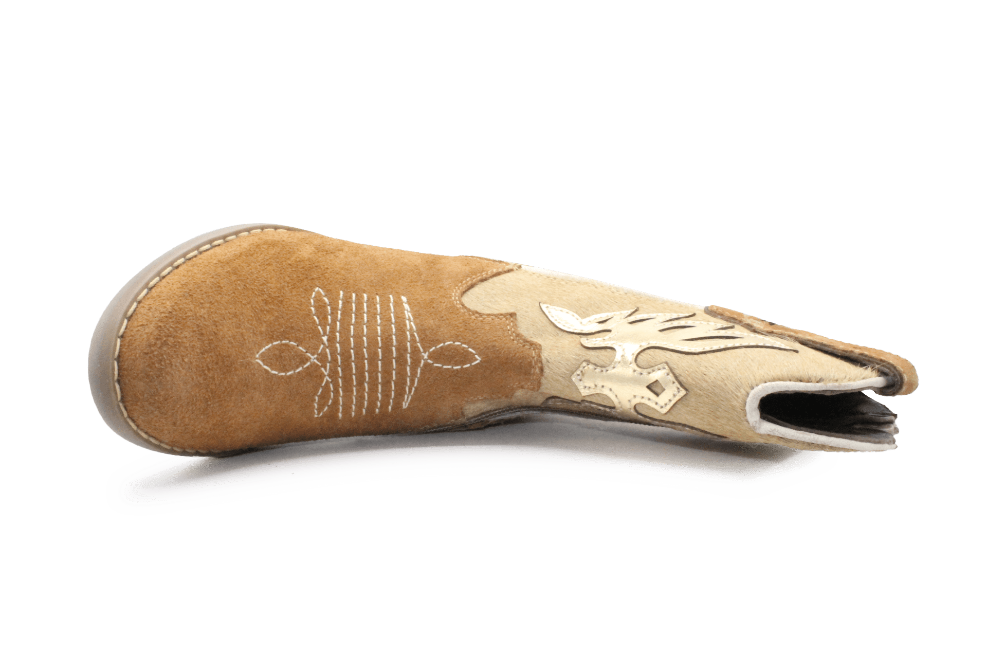 Hip H1700 Meisjes Cowboylaarzen Bruin Suède met Rits - hatshoe