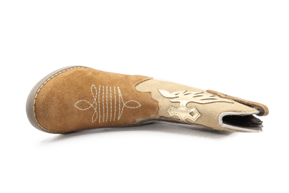 Hip H1700 Meisjes Cowboylaarzen Bruin Suède met Rits - hatshoe