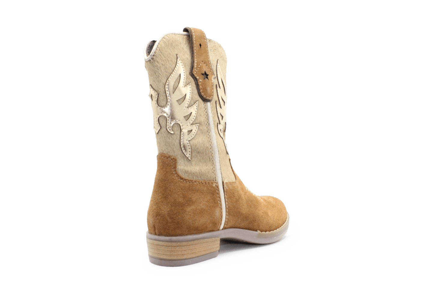 Hip H1700 Meisjes Cowboylaarzen Bruin Suède met Rits - hatshoe