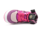 Hip H1765 Meisjes Hoge Sneakers Roze/Paarse Glitter en Suède met Rits - hatshoe