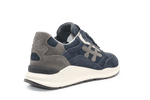 Hip H1929 Jongens Veterschoenen Blauw Suède met Rits - hatshoe