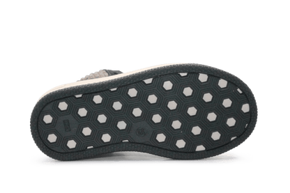 Hip Hoge Sneaker H1765 Dark Blue Leer & Suède – Veter en Rits - hatshoe