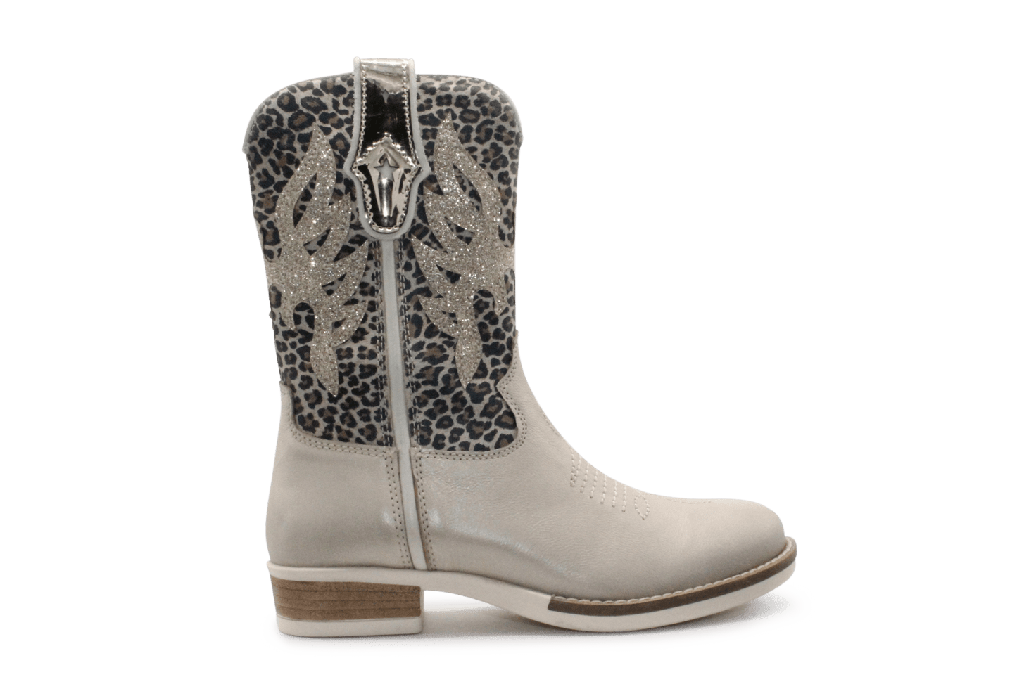 Hip Meisjes Cowboylaars 1524 - Platina - hatshoe