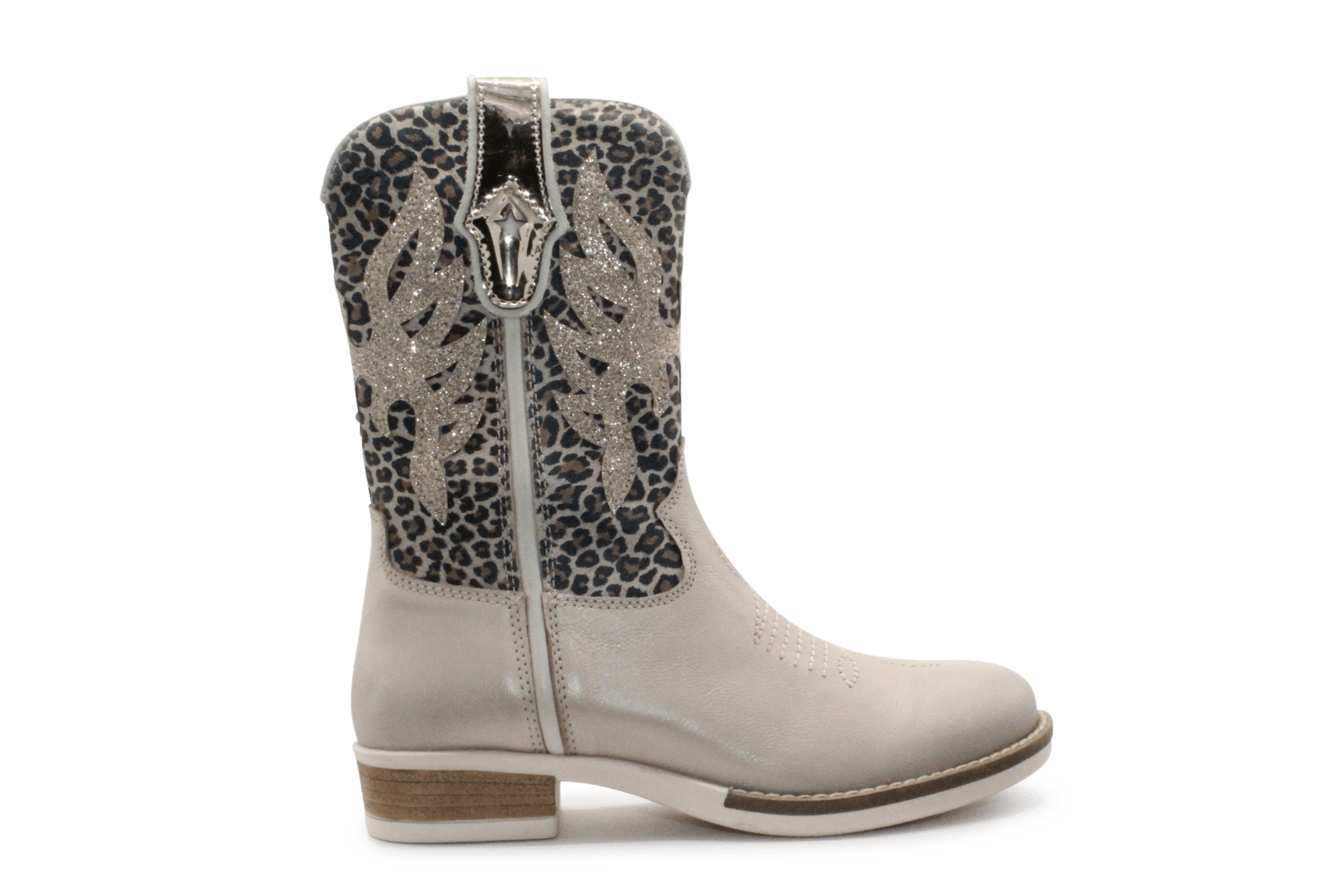 Hip Meisjes Cowboylaars 1524 - Platina - hatshoe