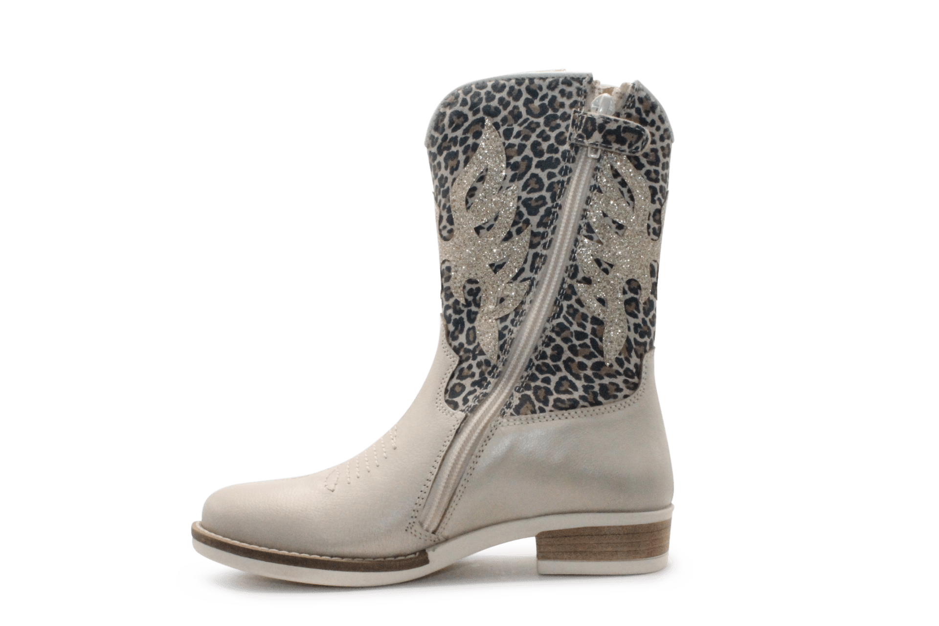 Hip Meisjes Cowboylaars 1524 - Platina - hatshoe