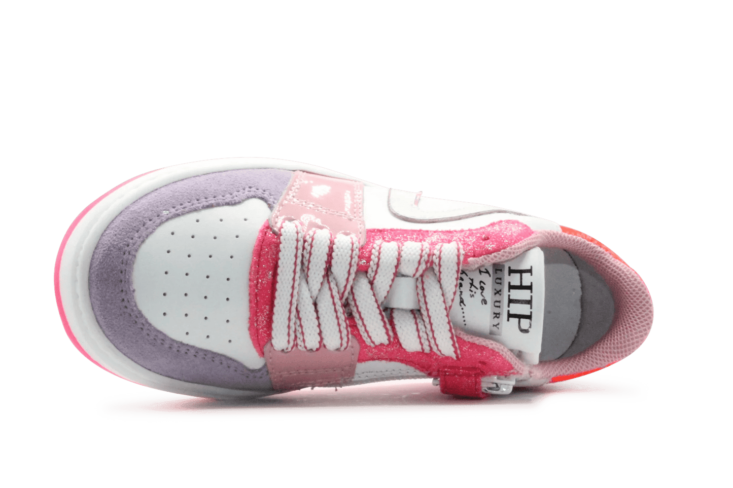 Hip Meisjes Sneakers 1015 - Paars Roze - hatshoe