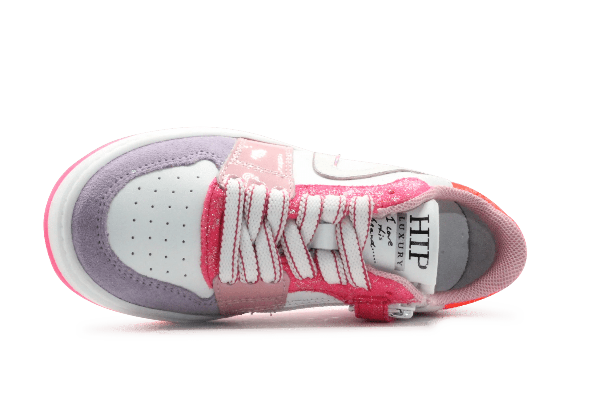 Hip Meisjes Sneakers 1015 - Paars Roze - hatshoe
